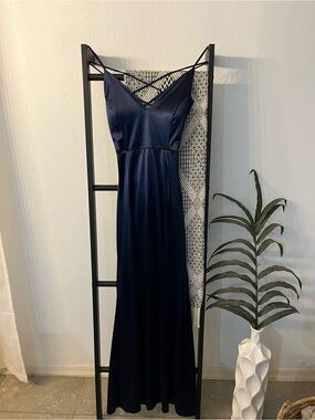 Strappy Low Back Gown